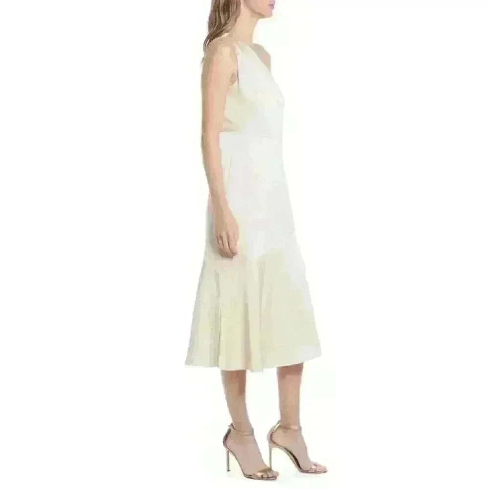 NEW! Sam Edelman Women's 6 One-shoulder Satin Midi Dress NWT $128 - Picture 4 of 4